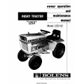 Bolens Husky 1253-02 "1253" Tractor Owner Operation and Maintenance Manual