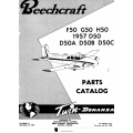 Beechcraft Twin Bonanza F50 G50 H50 D50 D50A D50B D50C Parts Catalog 50-590041-9-A6
