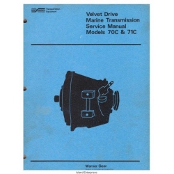 Borg Warner Velvet Drive 70C & 71C Series Marine Transmission Service Manual