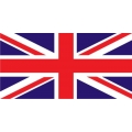Great Britain's Flag Decal Vinyl/Sticker 8" wide!