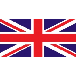 Great Britain's Flag Decal Vinyl/Sticker 8" wide!