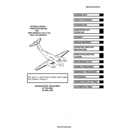 Lockheed C-121A Constellation "Bataan" C-12A, C-12C & C-12D Aircraft Technical Manual & Operator's Manual 1985