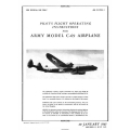 Lockheed C-69 Army Airplane Pilot's Flight Operating Instructions 1945