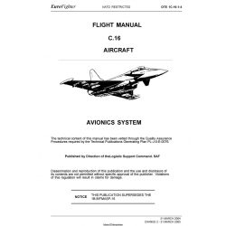 OTE 1C-16-1-4 Eurofighter Avionics System C.16 Flight Manual/POH