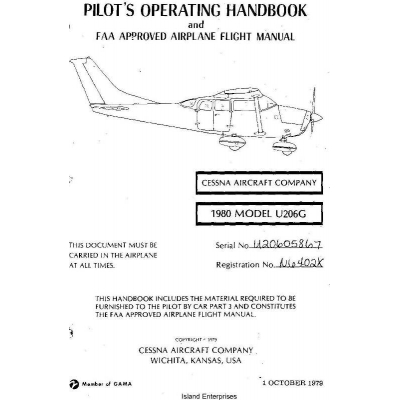 Cessna Model U206G Pilot's Operating Handbook