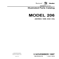 Cessna Model 206 Series 1998 and ON Illustrated Parts Catalog 206HPC26