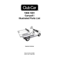 Club Car 1988-1991 Carryall I Illustrated Parts List 1014650