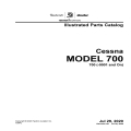 Cessna Model 700 -0001 AND ON Illustrated Parts Catalog 700PC