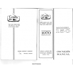 Cessna 150 Owners Manual 1970