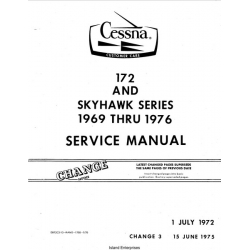 Cessna 172 and Skyhawk Series 1969 thru 1976 Service Manual 1975