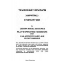 Cessna 208 Series Pilot's Operating Handbooks and Airplane Flight Manuals 2004 208PHTR03