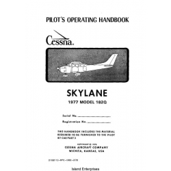 Cessna Skylane 182Q Pilot's Operating Handbook 1977