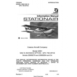 Cessna Stationair 206H NAV III GFC 700 AFCS Pilot's Operating Manual 2006 - 2007