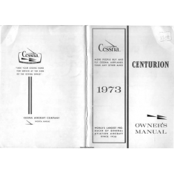 Cessna Model 210L Centurion Owners Manual 1973