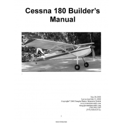 Cessna 180 Builder's Manual