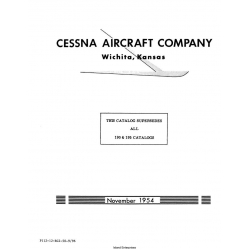 TEMPORARY REVISION NUMBER 1 for Cessna Model 190-195 Illustrated Parts Catalog (1948 Thru 1953)  P112TR1-12