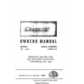 Mooney Chaparral M20E 1971 S/N 210001 & ON Owners Manual