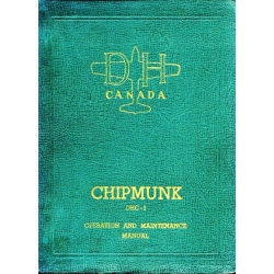 DHC-1 Chipmunk De Havilland Operation & Maintenance Manual