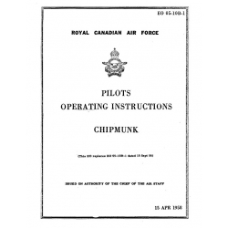 De Havilland Chipmunk Pilots Operating Instructions