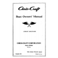 Chris Craft Boat First Edition Owner's Manual 1952 $4.95