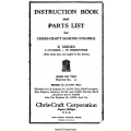 Chris Craft Marine Engines K-Series 6 Cylinder- 95 Horsepower Instruction Book & Parts List $5.95
