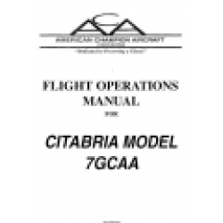 American Champion Citabria Model 7GCAA Flight Operations Manual