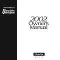 2002 DS Golf Car Electric Vehicle Owner’s Manual 102252002