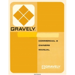 Gravely Commercial 8 Owner's Manual