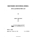 Continental A65 and A75 Aircraft Engine Maintenance & Overhaul Manual and Parts List 1966 - 1968