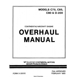 c85 continental c75 c90 1980 aircraft engine overhaul manual enlarge click