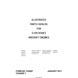 Continental Illustrared Parts Catalog 0-470 Series X30587