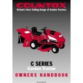 Countax C Series Garden Tractor Owners Handbook 2001
