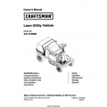 Craftsman Lawn Utility Vehicle Model. 247.270250 Owner's Manual 2002