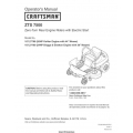 Craftsman ZTS 7500 Rear Engine Riders 20 HP & 24 HP 44" Mower 107.27790 Operator's Manual