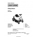 Craftsman Riding Mower Model No.247.27022 Owner's Manual 2003