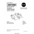 Craftsman Tow Behind Power Mower 42-inch Universal Model 486.243294 Owner's Manual 2006