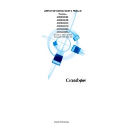 Crossbow AHRS400 Series User's Manual 2001 - 2007