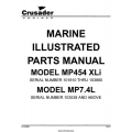 Crusader L510008 Marine Engines Models MP454 XLi and MP7.4L Parts Manual 2001