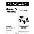 Cub Cadet 1604 (580) and 1606 (582) Tractors Owner's Manual