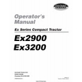 Cub Cadet Yanmar Ex2900 & Ex3200 Series Compact Tractor Operator's Manual