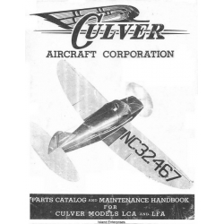 Culver LCA and LFA Parts Catalog & Maintenance Handbook