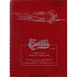 Curtiss Wright Hawk 75-A Pursuit Airplane Detail Specifications