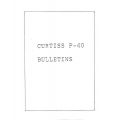 Curtiss P-40 Series E-1,K,M Service Bulletin & Airplanes Maintenance Parts $9.95