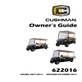 Cushman 48 V Electric Powered Vehicle Owner's Guide 622016