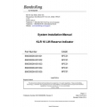 Bendix King KLR 10 Lift Reserve Indicator System Installation Manual PIN D201305000058