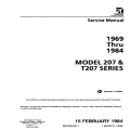 Cessna Model 207 & T207 Series 1969 thru 1984 Service Manual D2060-1-13 with Revision Number D2060-1TR8