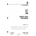 Cessna Model 206 & T206 Series (1977 thru 1986) Service Manual D2070-3-13 with Temporary Revision D2070-3TR11