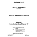 Raytheon DH 125 Series 400A (Mod.252550) Aircraft Maintenance Manual MM-125-F40AGV1-V2