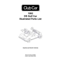 Club Car 1992 DS Golf Car Illustrated Parts List 1016634