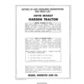 David Bradley Garden Tractor Model No. 917.5751 Setting Up, Operating Instructions & Parts List 1946 - 1949